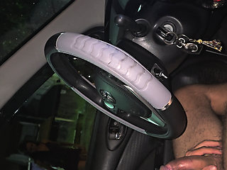 A penis flashing on a rainy night for two brunettes on the street