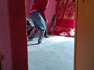 Desi Village Girl Indian School Girl Doing First Time Sax With Bad Boy Math Teacher At The Store Room