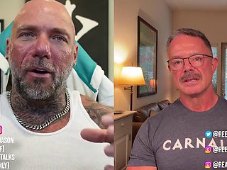 Tattooed Reece Scott and Jason Collins in Public Nudity