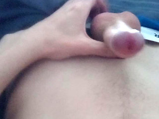 Quickly jerking off in the morning