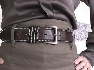 Exciting Belt Fitting with a Linen Skirt, Part 2, Lady Victoria Valente