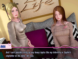 Murmur 38 - Sophie and Yui Attempt Threesome with Adam on Teacher Helen's Bed