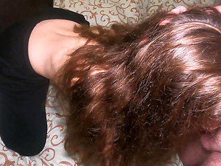 A Student with Tiny Tits Sucks Her Boyfriend's Dick!