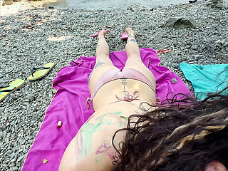 My Best Friend's Wife Seduces Me at the Lake and Me in the Car Riding Me!