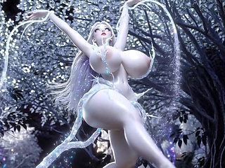 Mature Forest Shibari Suspension Enchanted Branches 3D