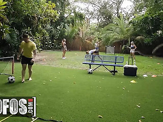 Horny Blonde Mimi Monet Fucks Hard in Public - Big Tits Cowgirl Ride & Blowjob