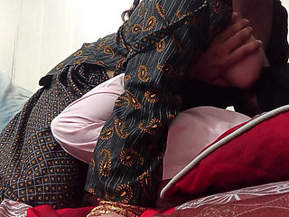 Desi Indian wife in salwar kameez with husband hard fucking