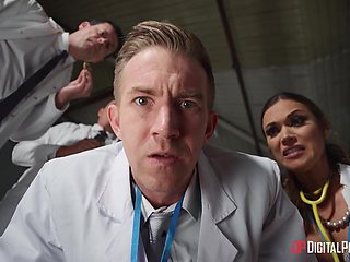 Danny D's Intense Hospital Encounter with Slim Beauty