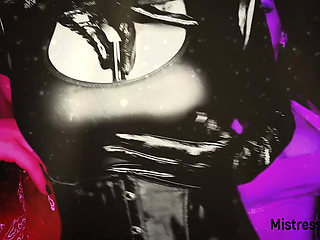 Mesmerizing triple lipstease  with JOI