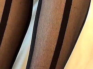 Mrs Mature Feet in a Sexy Bodysuit