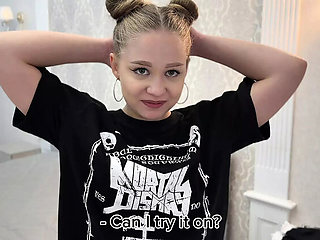 Hot Russian Teen 18yo Fucks Hard with Big Cock - Homemade Doggy Style & Blowjob