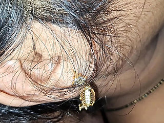HorneySonu Indian Desi Blowjob and Cumshot on Boobs Telugu Homemade
