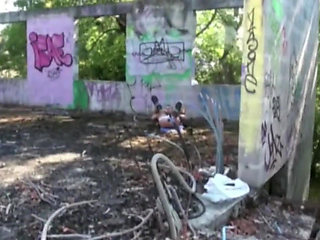 Pivw ik fuckd by young straight Latin outdoor