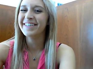 Curly Blonde Teen Records Solo Dildo Masturbation More at