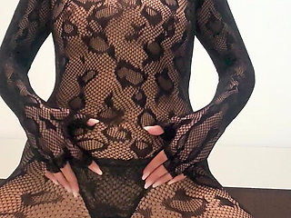 New Bodystockings Excited My Pussy Until I Make a Big Squirt Look at Me Babe
