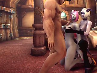 Warcraft threesome with demons