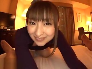 Japanese Lady In Pantyhose Fucked And Cumshotted On Legs