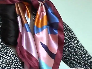 My Shiny Satin Scarves Will Turn You on! Lady Victoria Valente