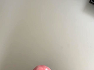 Cumming hard and spraying cum