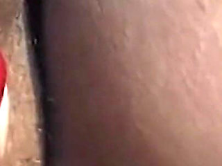 Horny Ebony Lesbians Share Toys and Tongues Outdoors
