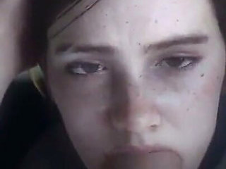 Gol Teen Ellie Blowjob and Facial POV