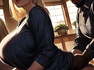 Spicy Toons: My Blonde Stepdaughter the Cocktease, the Full Movie