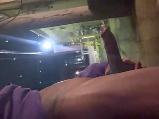 Downtown Alleyway Public Cum Shot