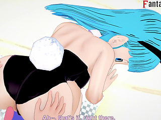 Bulma and Goku Fuck While Android 18 Watches - Dragon Ball Zex Series