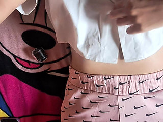 COLOMBIAN TOUCHES AND MASTURBATES IN FRONT OF HER STEPFATHER