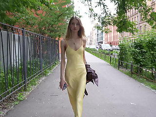 Romantic Sensual Tender Sex of a Real Russian Couple on the Bed in Different Positions with Love