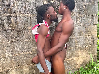 Kissing My New Boyfriend in the Bush