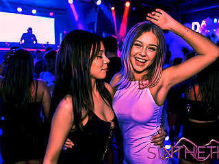 Nightclub Drive Home - Ellie and Roxy - Sinthetixxx