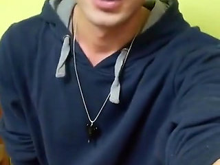 Love Cum Video for Girlfriend on Her Pink Blanket