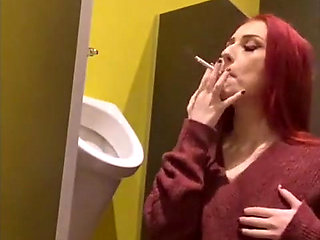 Smoking in a Urinal