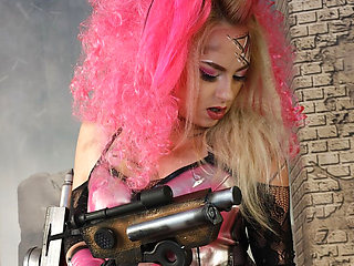 383 Jesica Diamond Pink Lady Warrior