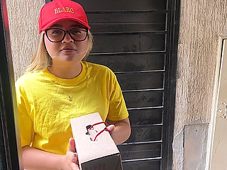 Late Punished Delivery Girl I Fuck the Client so He Won't Report Me to the Boss