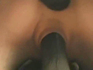 Two Huge Black Cocks for a Blonde Eager for Hard Double Penetration