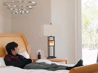Hot older lady wants to pity-fuck her injured stepson
