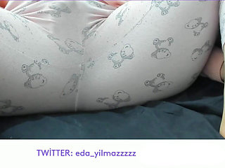 Masturbation in Pajamas - Pussy Caressing in Pajamas