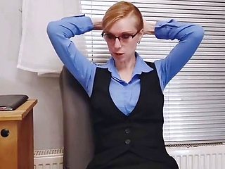 Lexi Snow - Secretary interview Nylon Tease