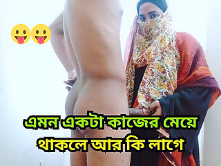 I Had Hardcore Fucking with My Teen 18+ Sexy House Maid on Her First Day