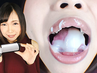 Nanoka Yuho's Seductive Tongue - Cum in Her Mouth