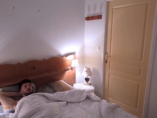Lola D and Paola: Mature Duo Share Bed with Her Guy