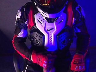 Horny Biker Cuming at Night