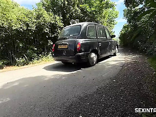 Brunette Becky California Addicted To Sex With Steve Q In Hardcore Taxi Fuck