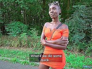 African Woman With Hairy Pussy And Big Ass Cums Hard On My Dick