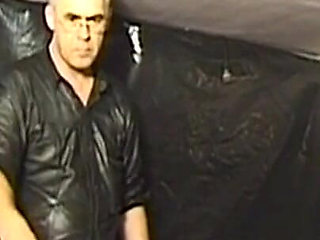 Mature Blonde MILF Enjoys Leather Man's Deep Fingering