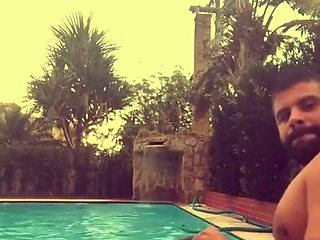 Poolboy Gets Fucked by Big Guy