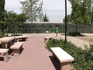 Big Tits Brunette Diamond Kitty Gets Picked Up and Fucked Hard by John Strong