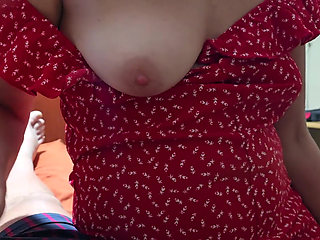 POV Sucking Cock Reel Morning Wood Massive Cumshot